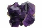 Deep Purple Amethyst Crystals - Congo #148650-1